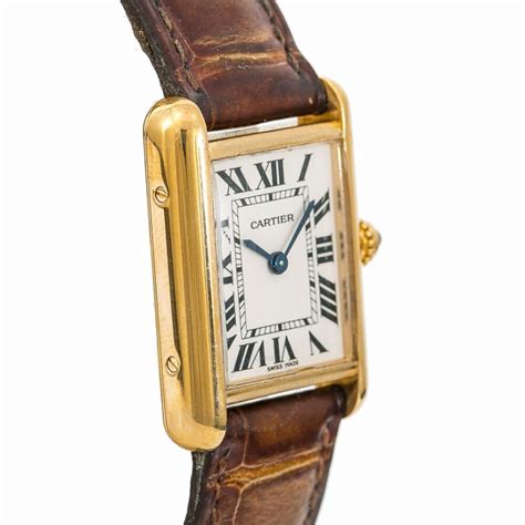 tank watches ladies|pre owned cartier tank watch.